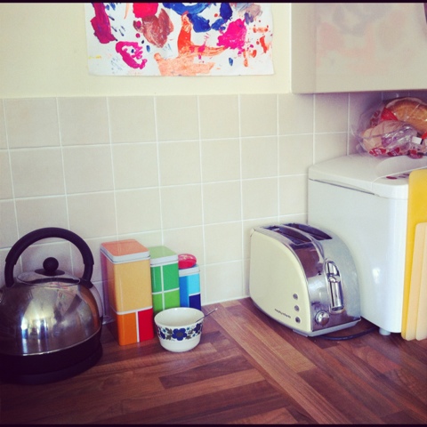 Reorganised kitchen